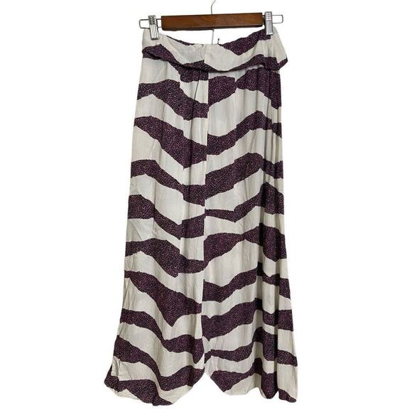 Isabel Marant Purple and White Midi Skirt - Picture 3 of 14